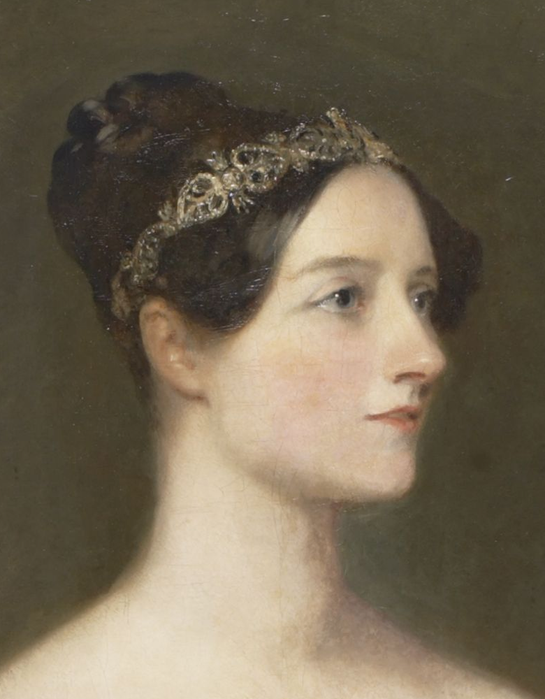 Detail of Ada Lovelace portrait