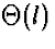 $\Theta(l)$