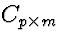 $C_{p\times m}$