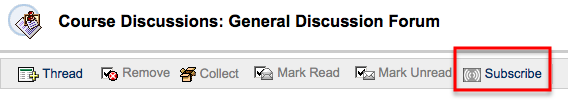 Subscribe Discussion Board