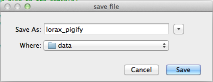 save file