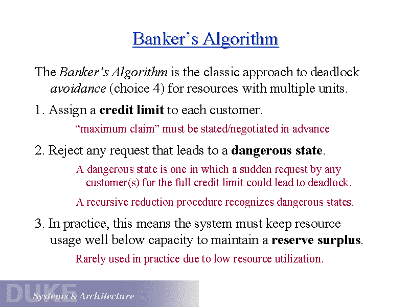 banker's algorithm assignment